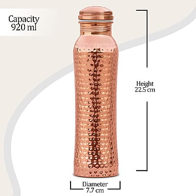 MILTON Jewel 1000 Water Bottle, 950 ml, 1 Piece, Copper MILTON Jewel 1000 Water Bottle, 950 ml, 1 Piece, Copper