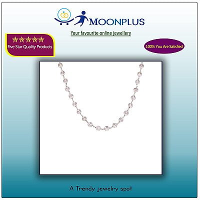 Silver Caped Spatik Mala/Chain
