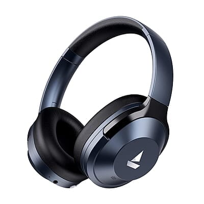 boAt Nirvana 751 ANC w/Hybrid Active Noise Cancelling, Up to 65 Hours Playtime, ASAP Charge, Ambient Sound Mode, Immersive Sound, Carry Pouch Bluetooth Wireless Over Ear Headphones