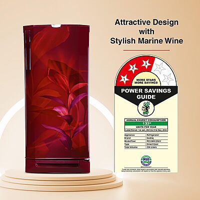 Godrej 234 L 3 Star 24 Advanced Capillary Technology Direct Cool Single Door Door Refrigerator