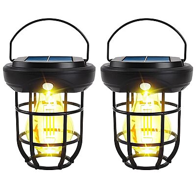 SIMBA Big Hanging + Wall Tungsten Solar Sensor Light