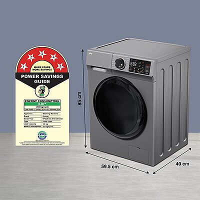 Godrej 9 Kg 5 Star, With AI Tech, Digi Inverter Fully-Automatic Front Load Washing Machine