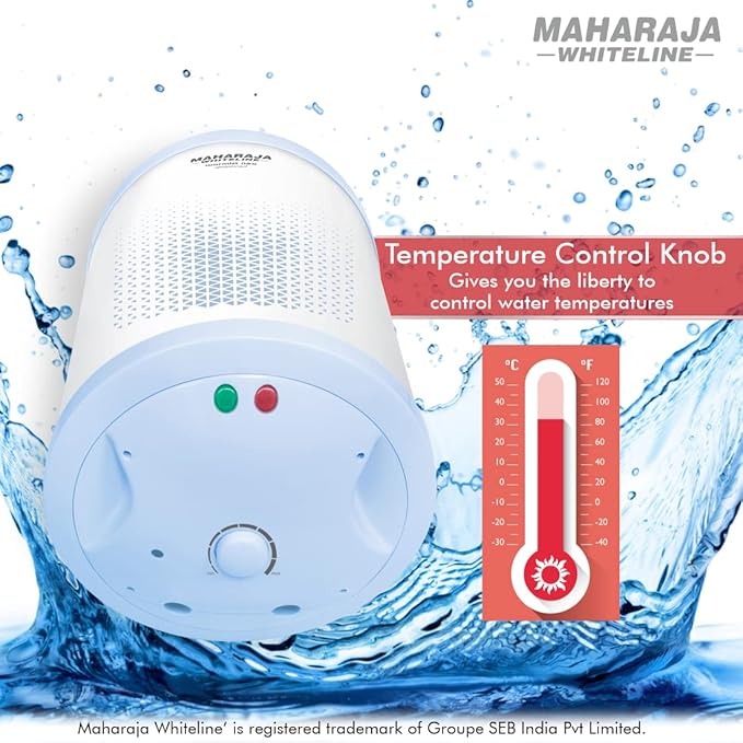 Maharaja Whiteline Warmist Neo Plus Water Heater/Geyser, 25 Liters