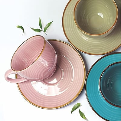 Treo by Milton ECLAT Cup N Saucer Set of 12