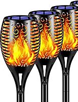 Large Mashal flame solar Garden Light Led – Waterproof Flickering Torch For Garden, Yard,