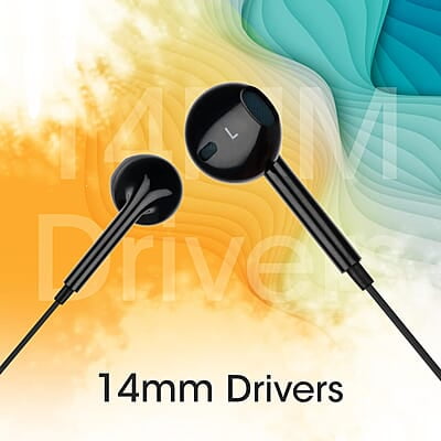 Zebronics Zeb-Buds 30 3.5Mm Stereo Wired In Ear Earphones With Mic For Calling, Volume Control, Multifunction Button, 14Mm Drivers, Stylish Eartip,1.2 Meter Durable Cable And Lightweight Design Zebronics Zeb-Buds 30 3.5Mm Stereo Wired In Ear Earphones With Mic For Calling, Volume Control, Multifunction Button, 14Mm Drivers, Stylish Eartip,1.2 Meter Durable Cable And Lightweight Design