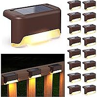 StaIr Light Solar Auto On Off Warm White Light Black  Brown Color Body Available Way