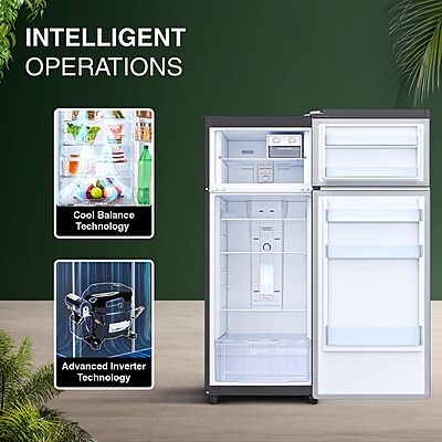 Godrej 244 L 2 Star Wood Finish, 30 Days Farm Freshness, Frost Free Inverter Double Door Refrigerator