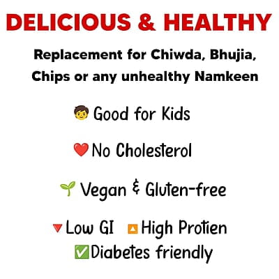 Eat Better Co - Millet Namkeen Combo - Chilli Garlic & Desi Masala - Healthy Snacks - Roasted, Not Fried | No Palm Oil | Healthy Replacement of Chips & Bhujia - Pack of Two - 200 grams