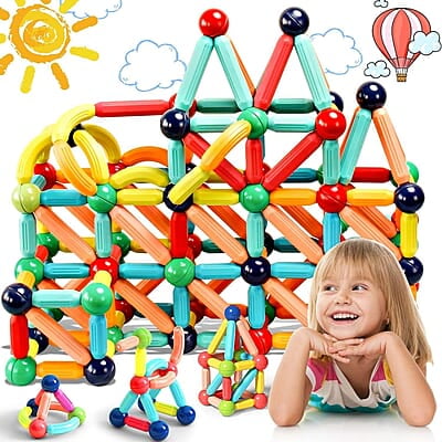 Magnetic Building Sticks Blocks Kids Toys, Learning Sticks and Balls(36 Pcs) Magnetic Building Sticks Blocks Kids Toys, Learning Sticks and Balls(36 Pcs)