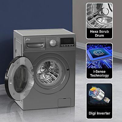 Godrej 6 Kg 5 Star Digi-inverter Fully-Automatic Front Load Washing Machine