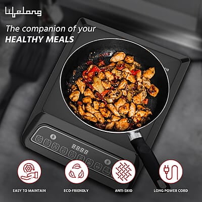 Lifelong 2000 Watt Radiant Induction Cooktop For Home With 7 Preset Indian Menu Option Lifelong 2000 Watt Radiant Induction Cooktop For Home With 7 Preset Indian Menu Option