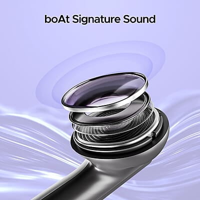 boAt Airdopes 91 Truly Wireless in Ear Ear Buds w/ 45 hrs Playtime, Beast Mode with 50 ms Low Latency, Dual Mics with ENx Tech, ASAP Charge, IWP Tech, IPX4 & Bluetooth v5.3
