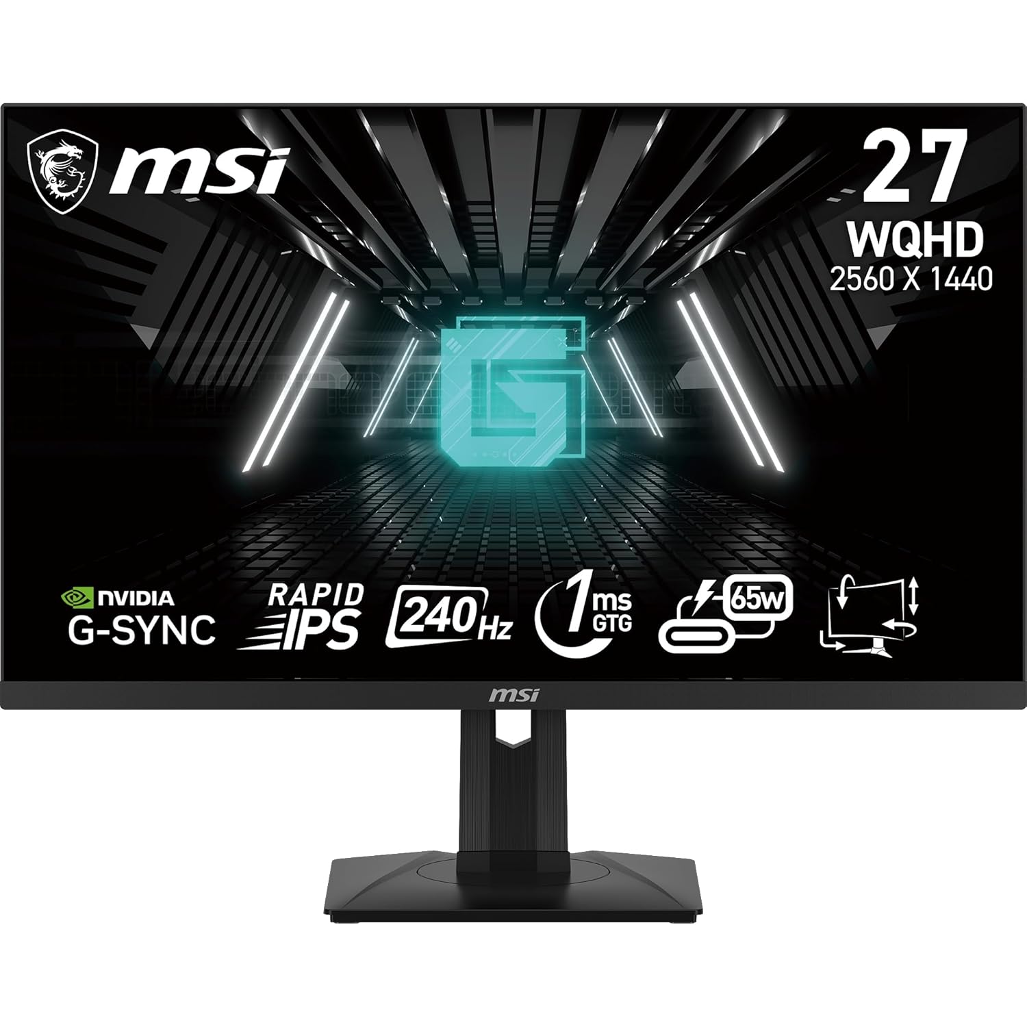 MSI, 27" QHD 240Hz Gaming Monitor, G274QPX MSI, 27" QHD 240Hz Gaming Monitor, G274QPX