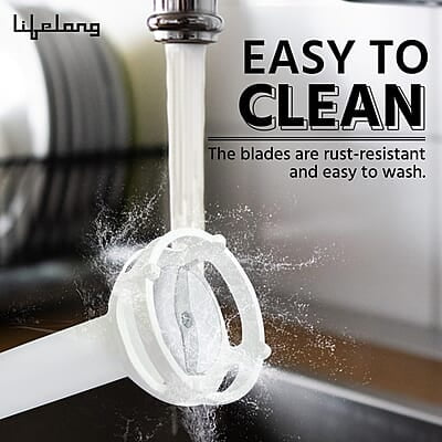 Lifelong Stainless Steel 300 Watts Hand Blender Low Noise Anti-Splash