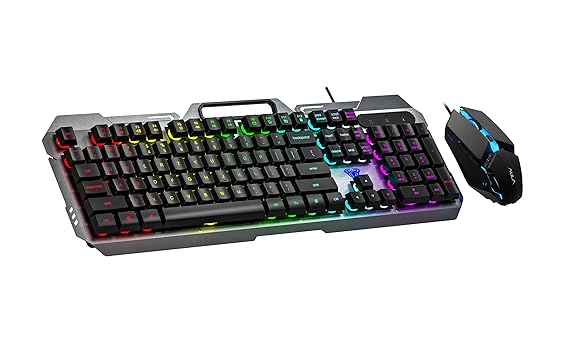 Open Box Aula  Wired USB Gaming Keyboard (Black), F2023