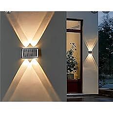Warm White 222 Venus 4 Lence Wall Up Down Solar Light Lence Modelway Warm White 222 Venus 4 Lence Wall Up Down Solar Light Lence Modelway