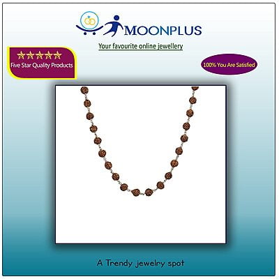 Silver Tied Rudraksha Malai/Chain