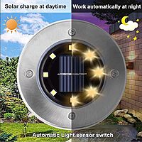 Ground Light Model Rechargeable Solar Garden Light  Waterproof