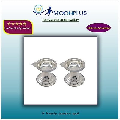 Traditional Silver Diya Sets