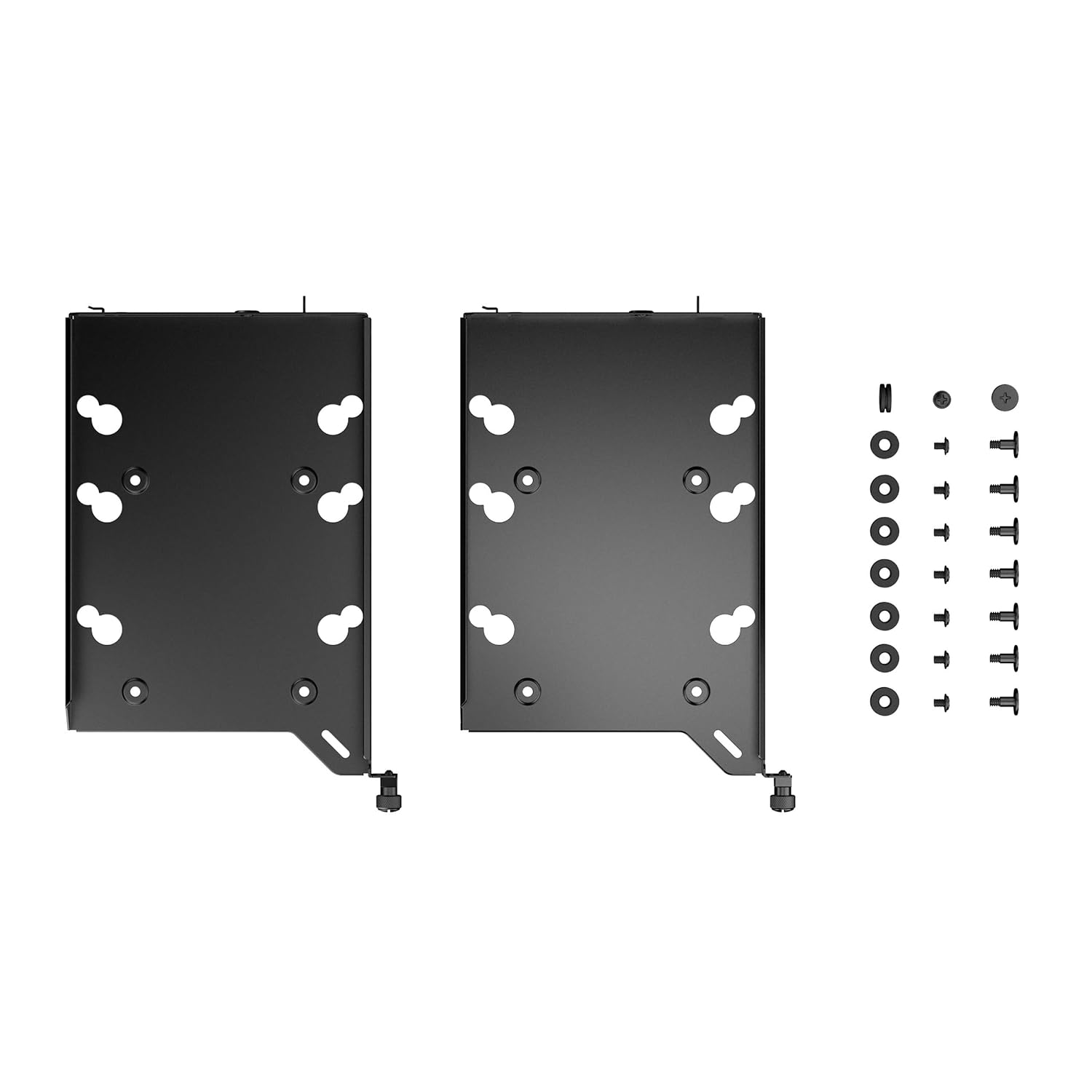 Fractal Design Type-B HDD Tray Kit for Define 7 Series ,Meshify 2, Compatible Fractal Design Cases (Dual Pack)