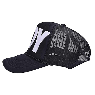 Printed Magic Boy Printed Adjustable Baseball Cap - Black & White Printed Magic Boy Printed Adjustable Baseball Cap - Black & White