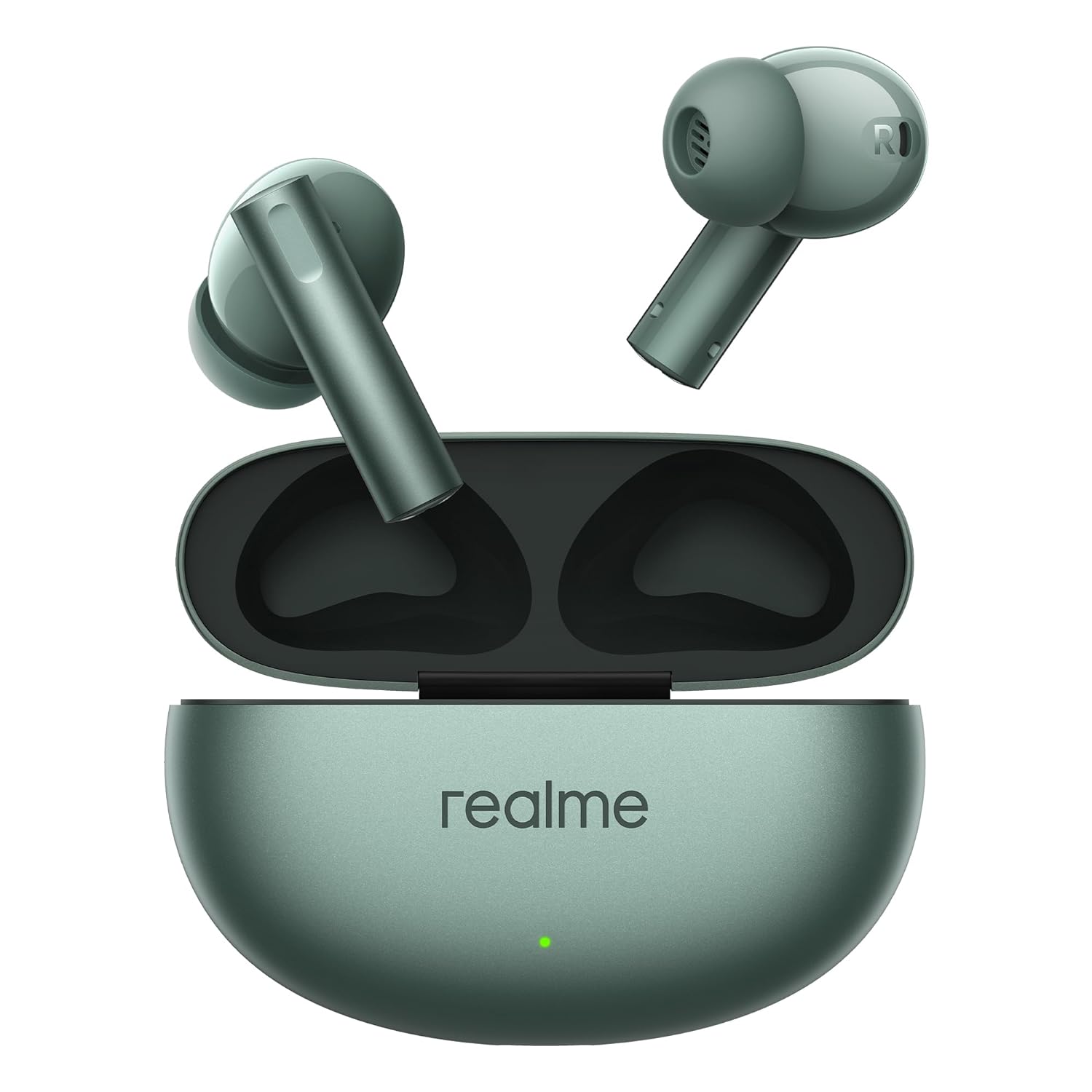 Realme Buds Air 6 TWS Earbuds – 12.4mm Driver, 50dB ANC, 40H Playtime, IP55, Bluetooth V5.3 (Flame Silver Realme Buds Air 6 TWS Earbuds – 12.4mm Driver, 50dB ANC, 40H Playtime, IP55, Bluetooth V5.3 (Flame Silver