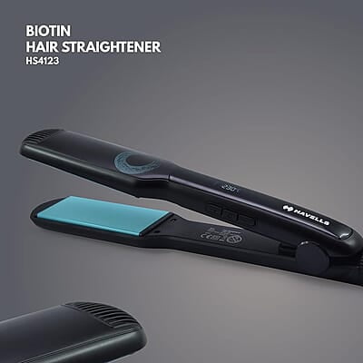 Havells HS4123 Biotin Infused Wide Plates & Temperature Control Hair Straightener