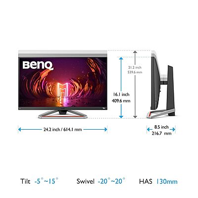 BenQ 27-Inch ,165Hz IPS Panel 1080p FHD Monitor with AMD FreeSync Premium, EX2710S