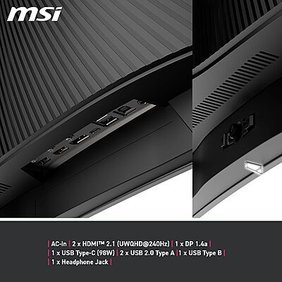 MSI,34 Inch, 240Hz Refresh Rate Monitor, MPG 341CQPX QD-OLED MSI,34 Inch, 240Hz Refresh Rate Monitor, MPG 341CQPX QD-OLED