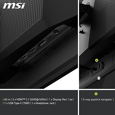 MSI 31.5", QD-OLED ,165Hz Gaming Monitor, MAG 321UP MSI 31.5", QD-OLED ,165Hz Gaming Monitor, MAG 321UP