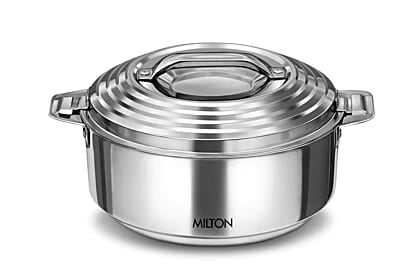 MILTON Galaxia 1500 Insulated Stainless Steel Casserole, 2000 ml, Silver