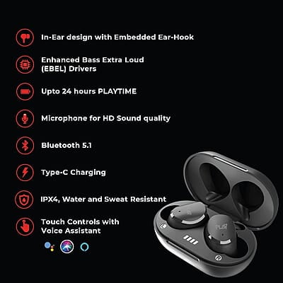 PLAY Playgo Budslite Wireless Buds Galaxy Black