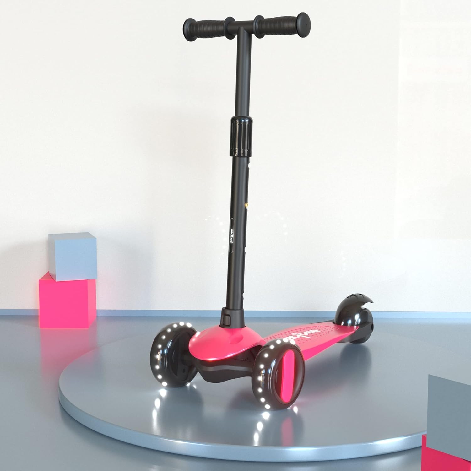 Baybee Alpha Glide Kick Scooter for Kids- Pink