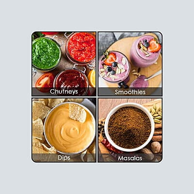 Wonderchef Nutri-blend BOLT Food Processor & Atta Kneader 600W  22000 RPM 4 unbreakable jars Black