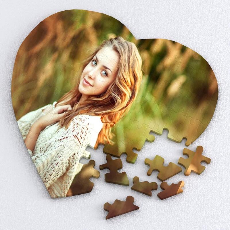 K1Gifts Shaandaar Personalized Heart Shaped Photo Print Puzzle, Kid K1Gifts Shaandaar Personalized Heart Shaped Photo Print Puzzle, Kid