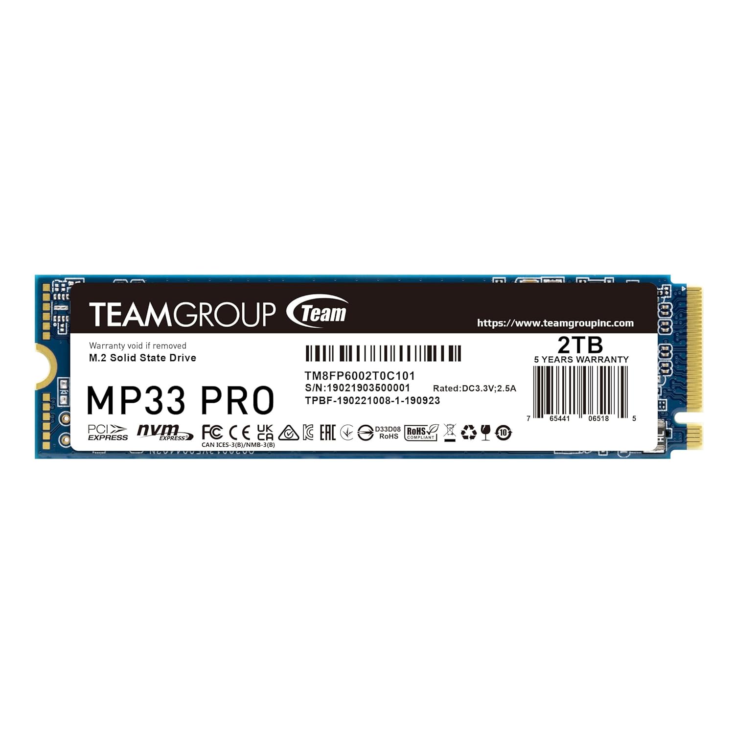 TeamGroup Nvme M.2 2280 Pcie Gen 3 Gaming SSD, 3D NAND TLC, SLC Cache, Internal Solid State Drive , High Performance, Low Latency, ECC Function, for PC & Laptop suggest title TeamGroup Nvme M.2 2280 Pcie Gen 3 Gaming SSD, 3D NAND TLC, SLC Cache, Internal Solid State Drive , High Performance, Low Latency, ECC Function, for PC & Laptop suggest title