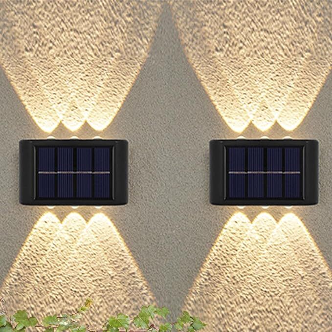 Tiger 6led Up Down Solar Light Way Waterproof Solar Fence Lights Up and Down Wall Lamps for Garden Decoration Tiger 6led Up Down Solar Light Way Waterproof Solar Fence Lights Up and Down Wall Lamps for Garden Decoration