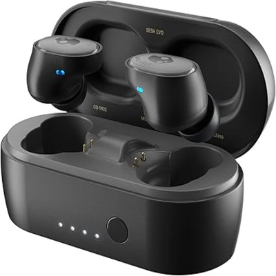 Skullcandy Sesh Evo Truly Wireless Bluetooth in Ear Earbuds with Mic (Black) Skullcandy Sesh Evo Truly Wireless Bluetooth in Ear Earbuds with Mic (Black)