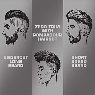 Havells Bt5100C Rechargeable Beard Trimmer with Hypoallergenic Blades; Zero Trim with 0.5 Mm Precision;Upto 17Mm Length Setting