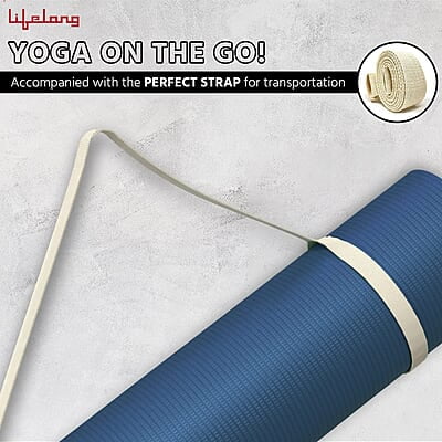 Lifelong Yoga mat for Women & Men EVA Material 6mm Anti Slip for Gym Workout Lifelong Yoga mat for Women & Men EVA Material 6mm Anti Slip for Gym Workout