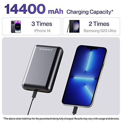 Ambrane PowerLit Boost 14400 mAh