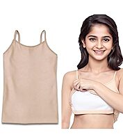 Padded Tank Top For Teens | Flat Padding Covers Nipple Buds | Perfect To Wear Under School Uniform Padded Tank Top For Teens | Flat Padding Covers Nipple Buds | Perfect To Wear Under School Uniform