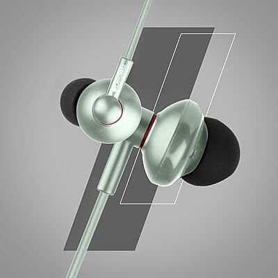 Zebronics Zeb-Buds 10 In Ear Wired Earphones with Mic, Metallic Design, L Shaped Connector, 13.5mm NdFeb Drivers