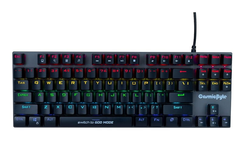 OpenBox Cosmic Byte CB-GK-25 Pandora TKL Mechanical Keyboard Outemu Blue Switches Wired USB Gaming Keyboard OpenBox Cosmic Byte CB-GK-25 Pandora TKL Mechanical Keyboard Outemu Blue Switches Wired USB Gaming Keyboard