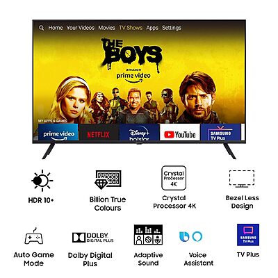 Samsung 108 cm (43 inches) Crystal 4K Neo Series Ultra HD Smart LED TV UA43AUE65AKXXL Samsung 108 cm (43 inches) Crystal 4K Neo Series Ultra HD Smart LED TV UA43AUE65AKXXL