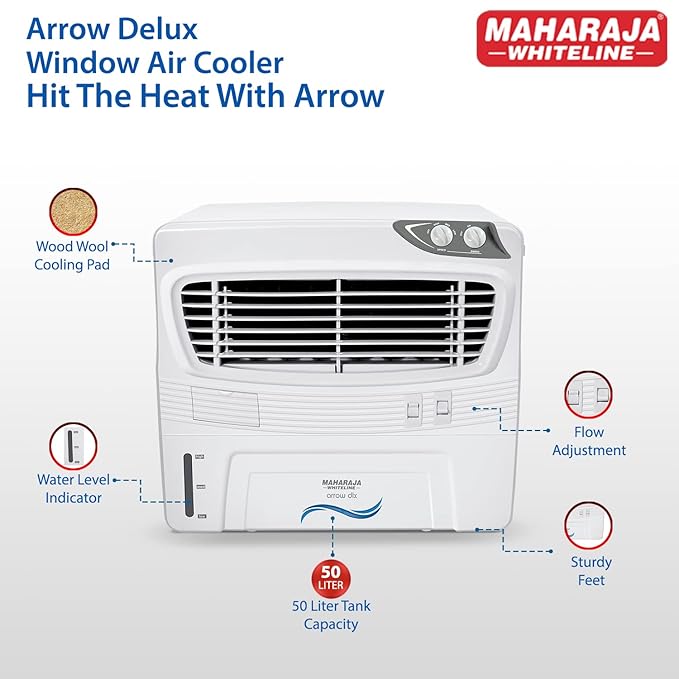 Maharaja White line Arrow Deluxe  Air Cooler, 50 Liter