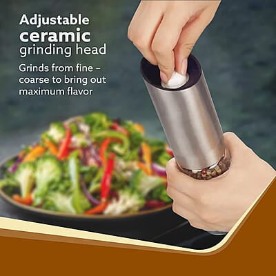 AGARO Gravity Salt & Pepper Automatic Grinder
