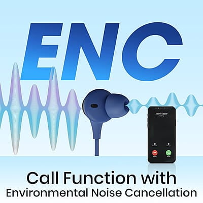 ZEBRONICS Yoga N3 with 46 Hours Backup,Bluetooth V5.2 Wireless Neckband,Enc Calling,Gaming Mode (Upto 50Ms),Voice Assistant,Dual Pairing,Splash Proof&Type C in-ear