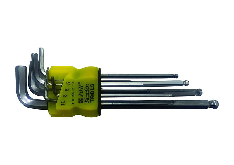 Jon Bhandari 9pcs Hex Key Ball Point set Jon Bhandari 9pcs Hex Key Ball Point set